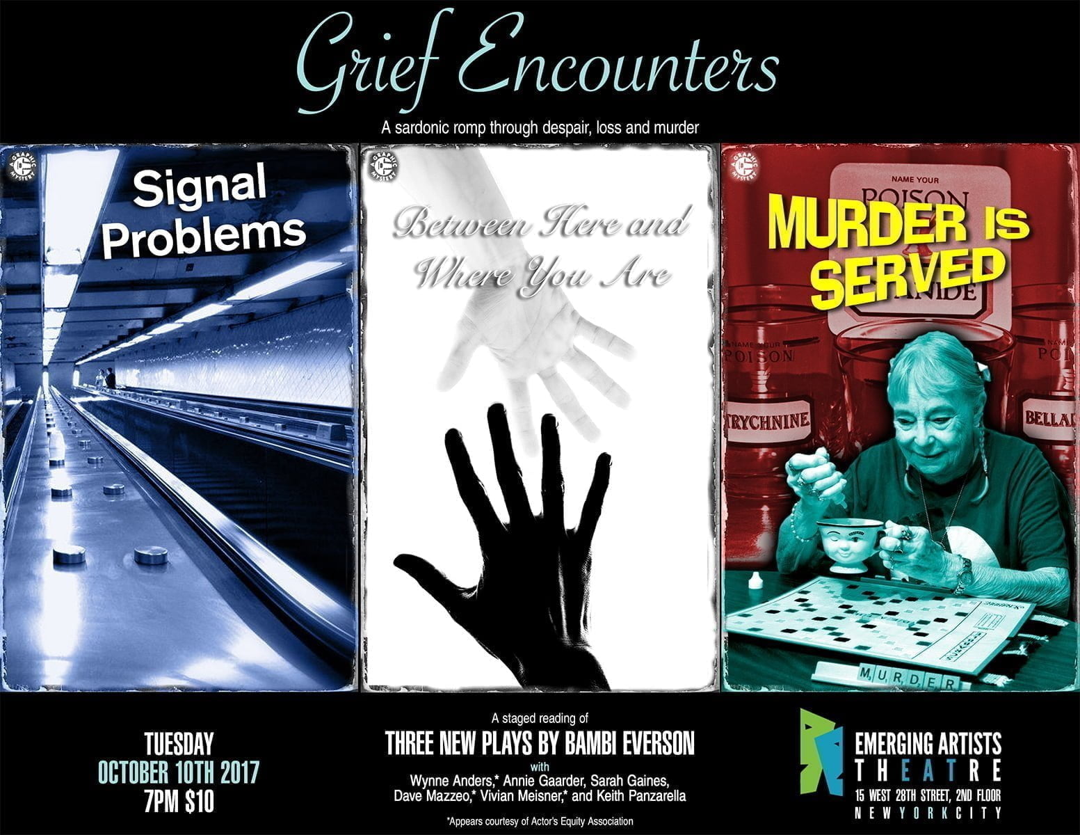 Grief Encounters triptych